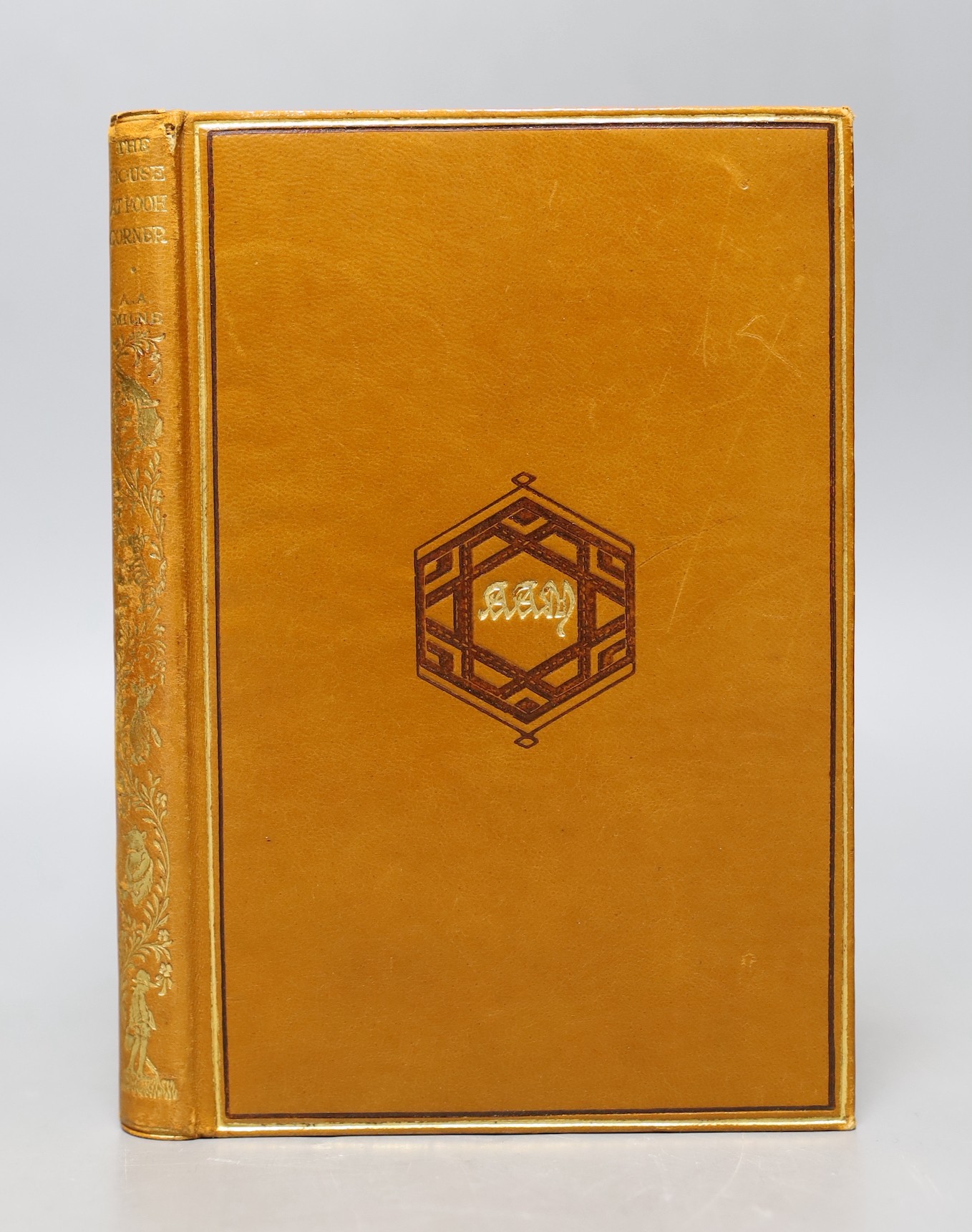 Milne, Alan Alexander - The House at Pooh Corner, 1st edition, illustrated by Ernest H. Shepard, 8vo, rebound calf gilt, Methuen & Co., London, 1928